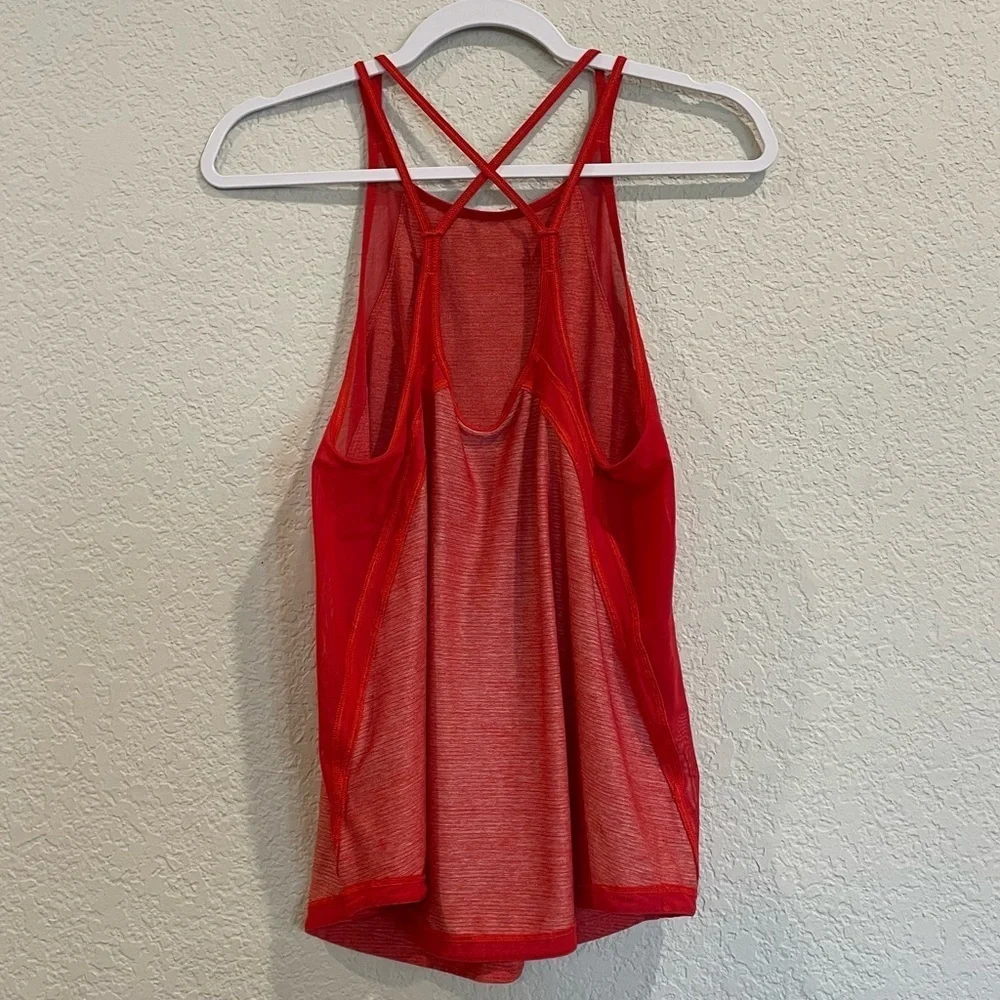 Lululemon Run Off Route Tank in True Red
